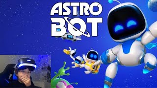 Astrobot game play [pt1] wait a minute why is hello neighbor in here?! 🤡🎮