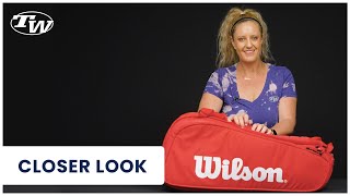 Take a Closer look at the Wilson Super Tour 9 Pack Tennis Bag!