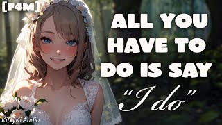 Insane Yandere Drags You to the Woods and Forces You to Marry Her ASMR [F4M] [Delusional] [Crazy]