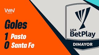 Pasto vs. Santa Fe (goles) | Liga BetPlay 2024-2 | Cuadrangulares - Fecha 3