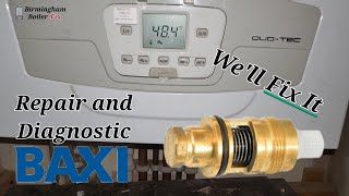 Birmingham Baxi boiler faulty heating was fine but hot water wasn't working diagnosed and repaired