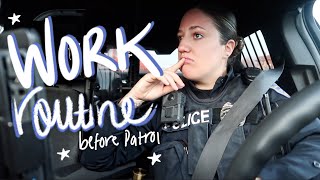 DAY IN THE LIFE OF A FEMALE POLICE OFFICER| day shift routine before patrol | Stefanie Rose