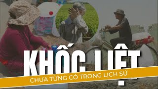 Bà con MỪNG RỚT NƯỚC MẮT khi nhận được giọt nước nghĩa tình.