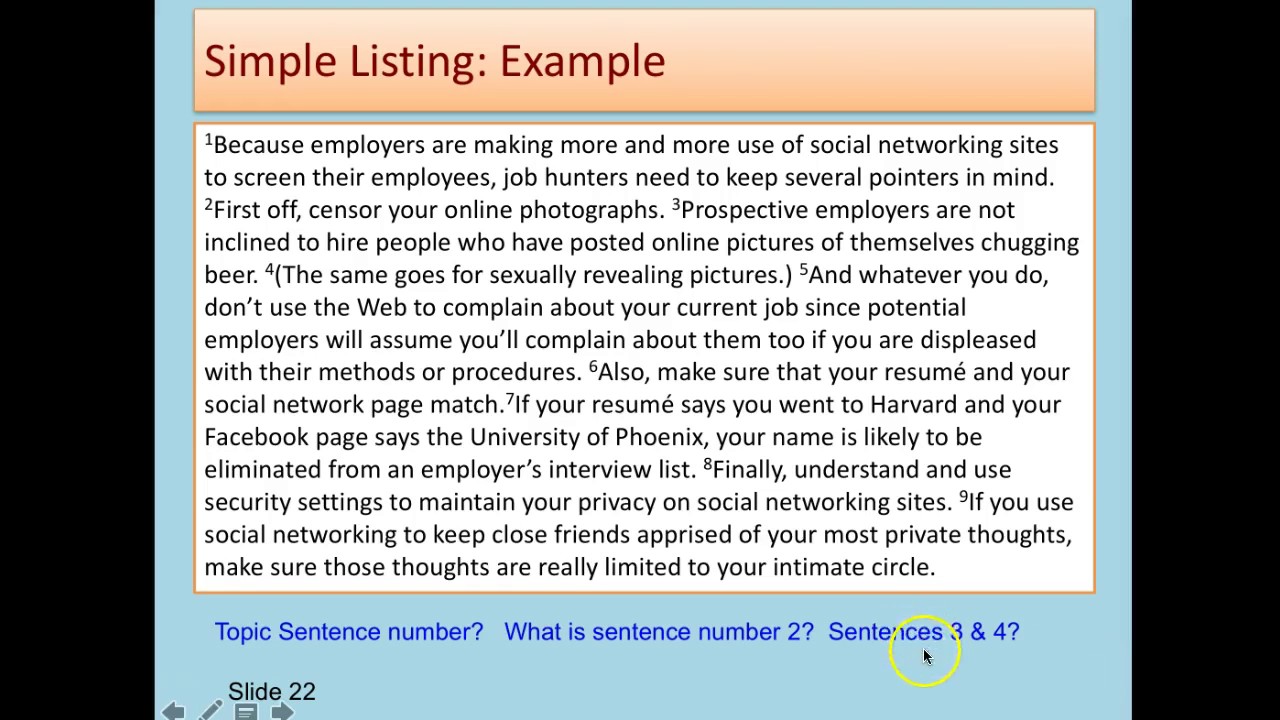 Simple Listing Pattern Youtube