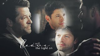 Dean/Cas {i will leave the light on}