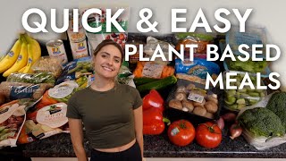 Healthy Groceries & Meal Plan When You Have NO TIME to Meal Prep! Nutritarian/ WFPB Diet