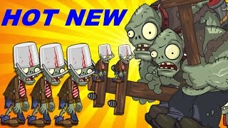 Buckethead Zombies Vs Boss Gargantuar in Plants vs Zombies 2: Gameplay 2017