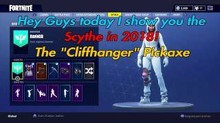 fortnite scythe in 2018 cliffhanger pickaxe - cliffhanger fortnite