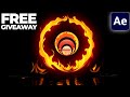 Fire Abstract Morphing  Logo Opener - After Effects Template