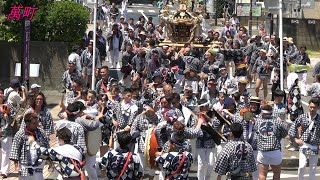 令和5年8月5日 八重垣神社祇園祭 萬町 連合渡御(小学校～砂原)