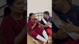 😳 എങ്ങനെ വിശ്വസിച്ച് കിടന്നുറങ്ങും 😂 Husband wife comedy 😜 #shorts #comedy #funny #b2family