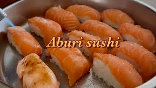 炙燒鮭魚⋆͛🦖⋆͛ Aburi sushi