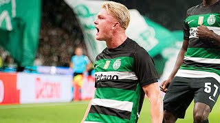 Conrad Harder 19-year-old Danish striker Konrad Harder is Sporting Lisbon's jewel