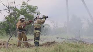 Шымкенттік өрт сөндірушілер тактикалық оқу-жаттығу өткізді