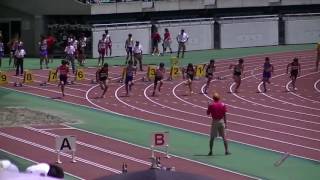 2016静岡県中学選抜男子100ｍ5組