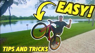 The Top 10 Easiest Wheelie Tricks To Learn! *EXPLAINED*