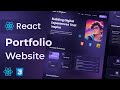 Build a Responsive Portfolio Website Using React JS | Portfolio Website in React