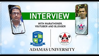 Interview With Marathoner, Youtuber and Blogger | ADAMAS University  | AKD Fitness Art