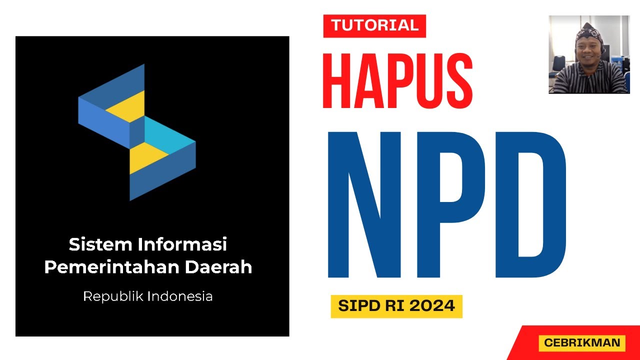 Sipd Ri 2024 Cara Menghapus Npd Youtube