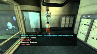 Portal 2 - Wheatley Hacking a Window