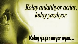 Boğazımda kalan mutluluğu sırtıma vura vura çıkardılar...! ''Kırgınım Sana Hayat'' #türkü #şiir