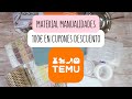 Unboxing TEMU: material de manualidades + 100€ en cupones descuento