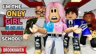 I’M THE ONLY GIRL IN AN ALL VAMPIRE SCHOOL!!| ROBLOX BROOKHAVEN 🏡RP (CoxoSparkle)