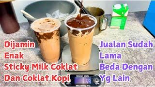 Resep sticky milk coklat dan coklat kopi dijamin rasanya ngalahin minuman di mall