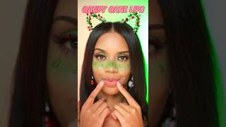 Candy Cane Lips ​@AtarahMayhew #makeup #makeuphacks #greenscreen #green #red #liphacks #shorts