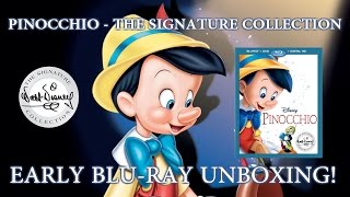 Pinocchio - The Signature Collection - EARLY BLURAY UNBOXING!