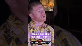 CANELO SAYS GERVONTA IS HIS FAVORITE FIGHTER TO WATCH! REVEALS WHAT MAKES HIM SO GOOD