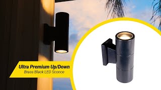 VOLT® Ultra Premium Cast Brass Up/Down Sconce (Black) | What's In The Box?