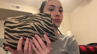 asmr restocking my makeup bag + mini vlog 🤍 (soft spoken, lofi)