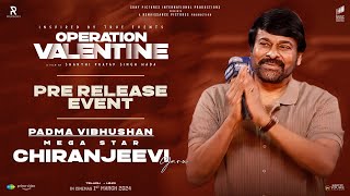 Mega Star Chiranjeevi Speech At Operation Valentine Pre-Release Event | YouWe Media