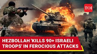 90+ Israeli Troops 'Killed' As Hezbollah Confronts IDF On Ground; 'Incursions Repelled'