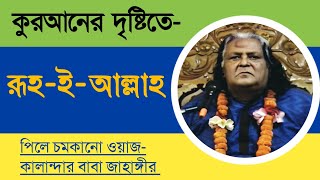 কুরআনের দৃষ্টিতে রূহ-ই-আল্লাহ‼️পিলে চমকানো ওয়াজ | Qalandar Baba Jahangir.