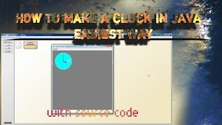 How to make an analog clock in JAVA
