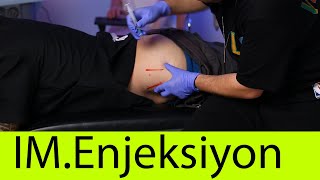 Yan Kalçadan ''ventrogluteal'' IM enjeksiyon