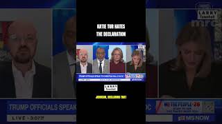 💀 BUSTED: Katie Tur Calls the Declaration of Independence "Totalitarian" on MSNOW