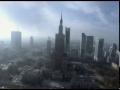 warszawa z pokładu helikoptera.