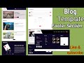 Footer Part | React Blog Template using Styled Components and Smooth Scroll & Fully Responsive