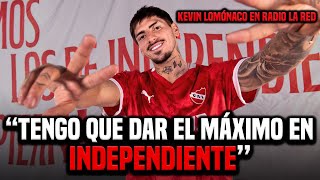 🗣️ KEVIN LOMÓNACO EN RADIO LA RED: “TENGO QUE DAR LO MÁXIMO DE MI EN INDEPENDIENTE” #avellaneda