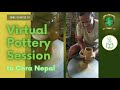 virtual pottery session to cera nepal