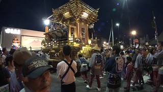 国分町の山車 駅前進入❗️ 石岡のおまつり2018 奉祝祭　山車大行列　00008