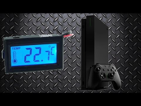 Xbox One X Realtime Temperature Display Mod Xbox One X Realtime Temperature Display Mod