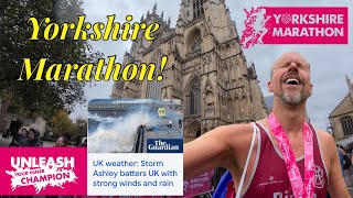 Yorkshire Marathon | Can I go sub 3 hours with no training & in Storm Ashley?