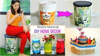 बिना खर्च बनायें DIY Home Decor | Recycle Waste Material | #Crafts #Anaysa #DIYQueen