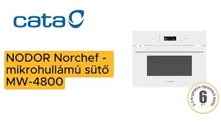 NODOR - Beépíthető mikrohullámú sütő NorChef MW-4800