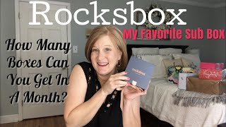 A month Of Rocksbox / How many boxes can you get for $21?  / My Favorite Box🙌🏻