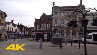 Nuneaton Walk: Town Centre【4K】